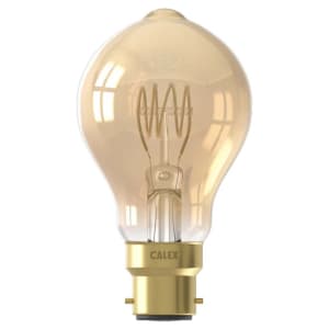 Calex Standard Gold Filament Flex GLS B22 3.8W Dimmable Light Bulb