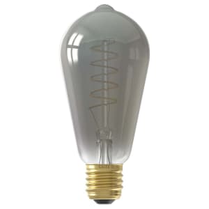 Calex Standard Titanium Filament Flex E27 4W Rustic Dimmable Light Bulb
