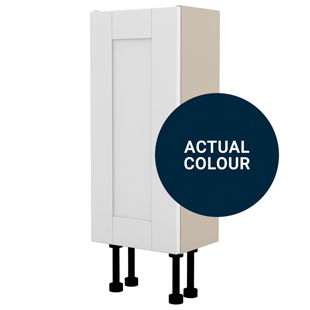 Image of Duarti By Calypso Highwood 300mm Slimline 1 Door Floor Standing Unit - Midnight Blue