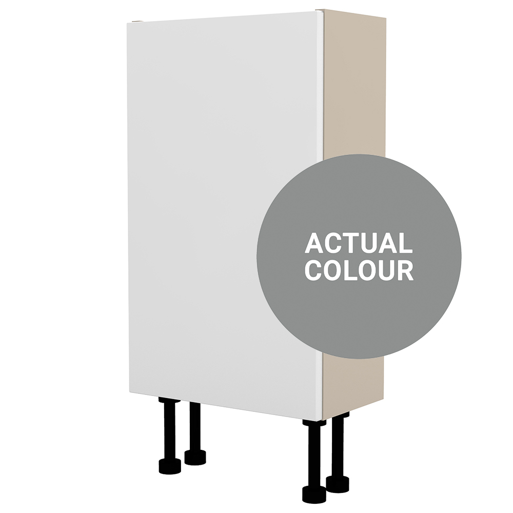 Image of Duarti By Calypso Cascade 400mm Slimline 1 Door Floor Standing Unit - Twilight Grey