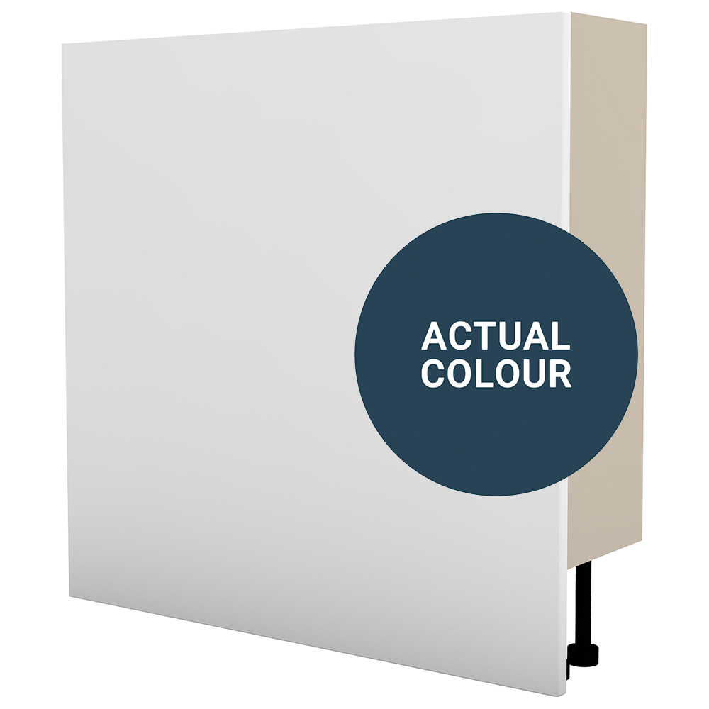 Image of Duarti By Calypso Highwood 830mm Slimline Bath Bulkhead Unit - Twilight Blue