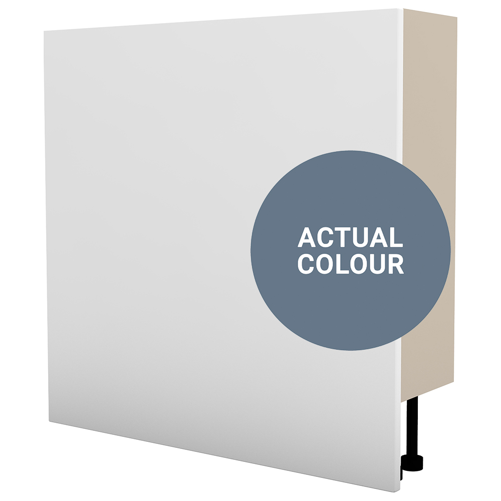 Image of Duarti By Calypso Beaufort 830mm Slimline Bath Bulkhead Unit - Bermuda Blue