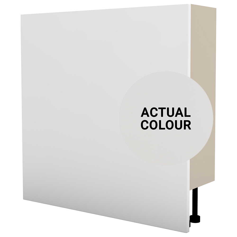 Image of Duarti By Calypso Beaufort 830mm Slimline Bath Bulkhead Unit - Grey Varnish