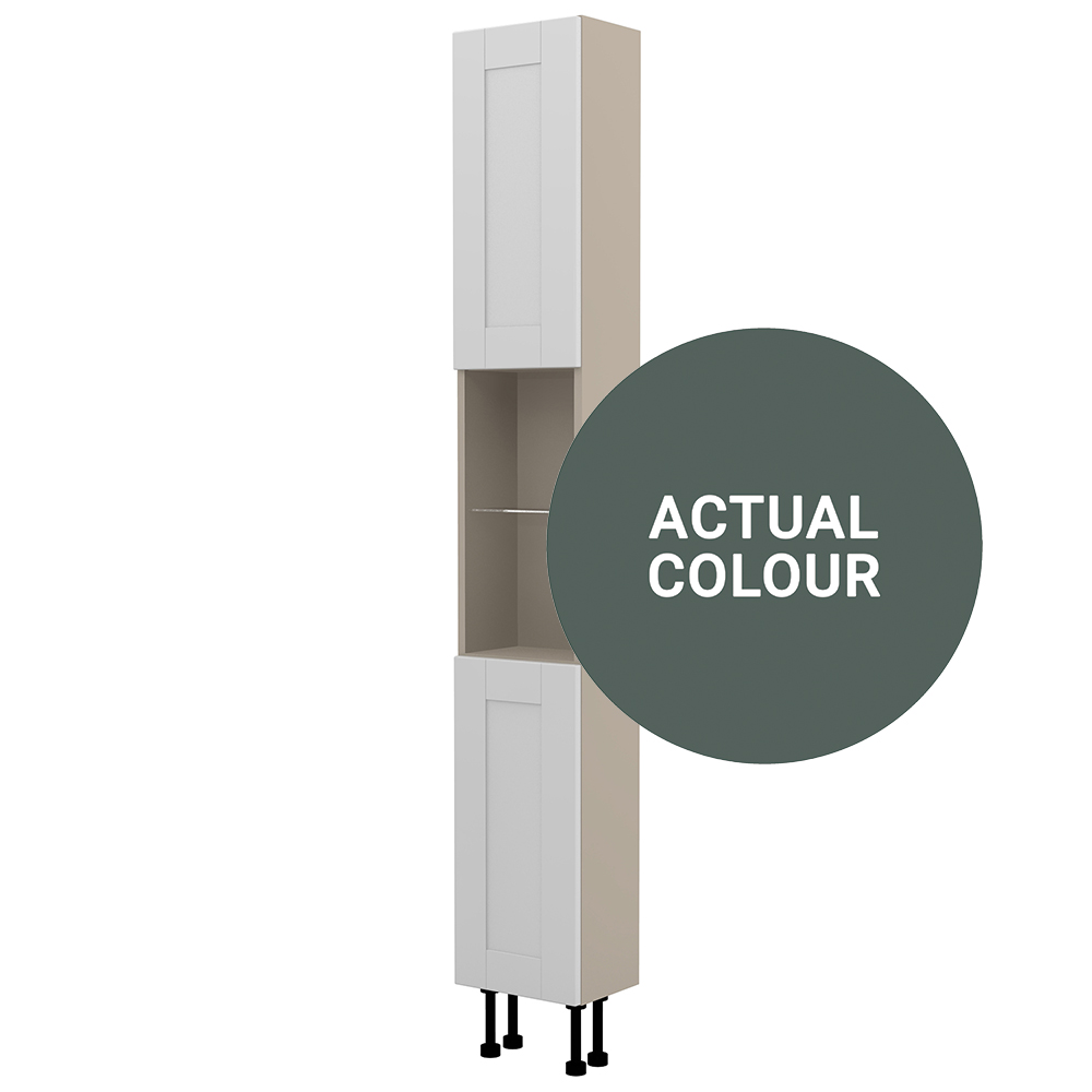 Image of Duarti By Calypso Highwood 300mm Slimline High Rise Tower Unit - Woodland Green