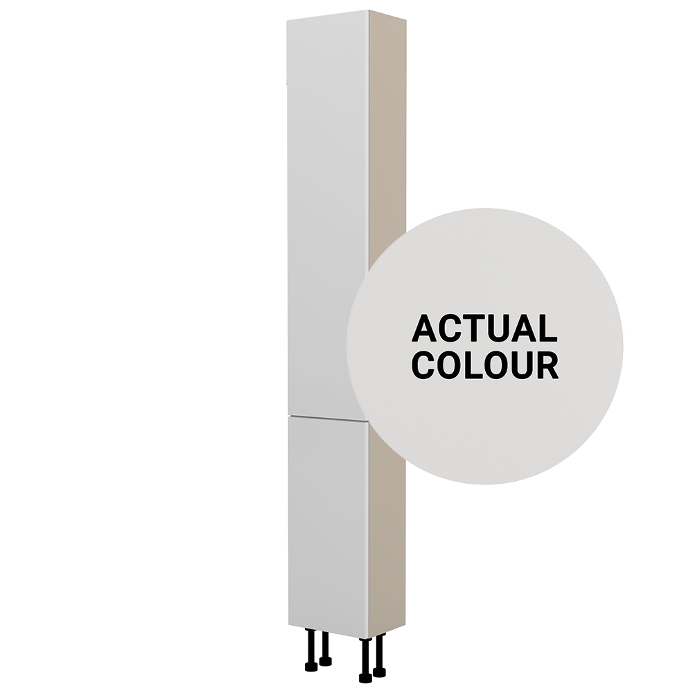Image of Duarti By Calypso Cascade 300mm Slimline High Rise Full Door Tower Unit - Mirror Grey