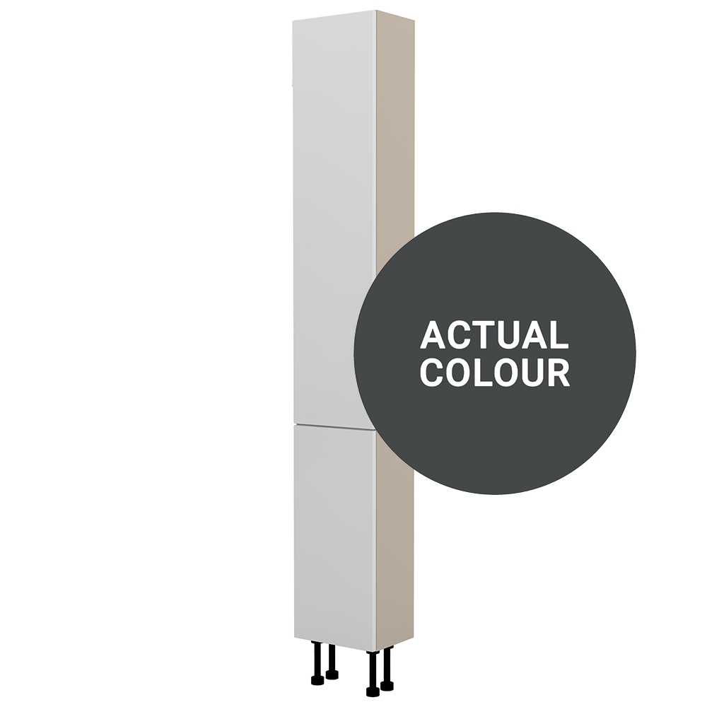 Image of Duarti By Calypso Cascade 300mm Slimline High Rise Full Door Tower Unit - Midnight Grey