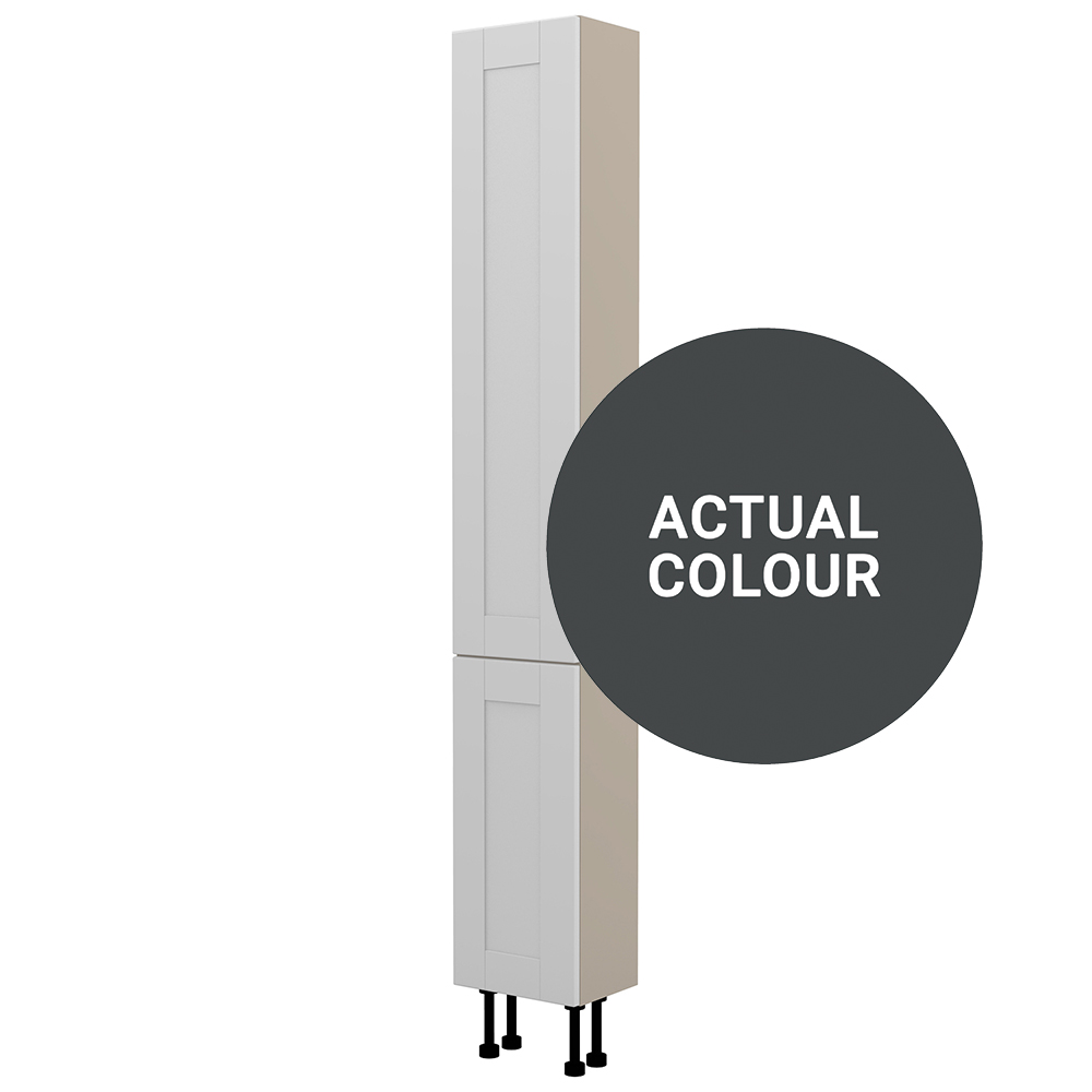 Image of Duarti By Calypso Highwood 300mm Slimline High Rise Full Door Tower Unit - Midnight Grey