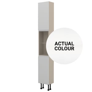 Duarti By Calypso Beaufort Right Hand 300mm Slimline High Rise Tower Unit - White Varnish