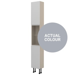 Duarti By Calypso Beaufort Right Hand 300mm Slimline High Rise Tower Unit - Shadow Grey