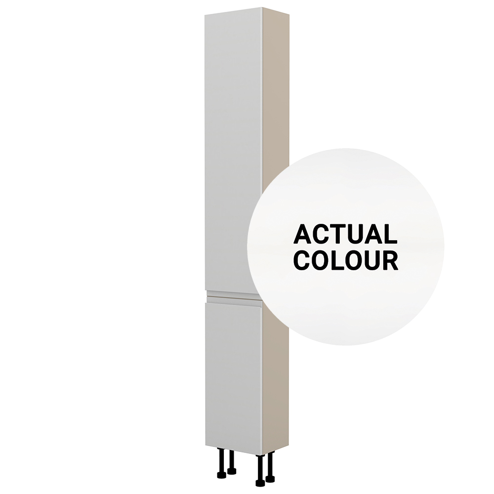 Image of Duarti By Calypso Beaufort Right Hand 300mm Slimline High Rise Full Door Tower Unit - White Varnish