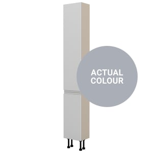 Duarti By Calypso Beaufort Right Hand 300mm Slimline High Rise Full Door Tower Unit - Shadow Grey