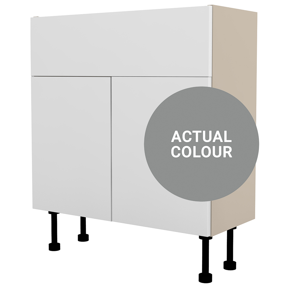 Image of Duarti By Calypso Cascade 700mm Full Depth 2 Door Vanity Unit - Twilight Grey