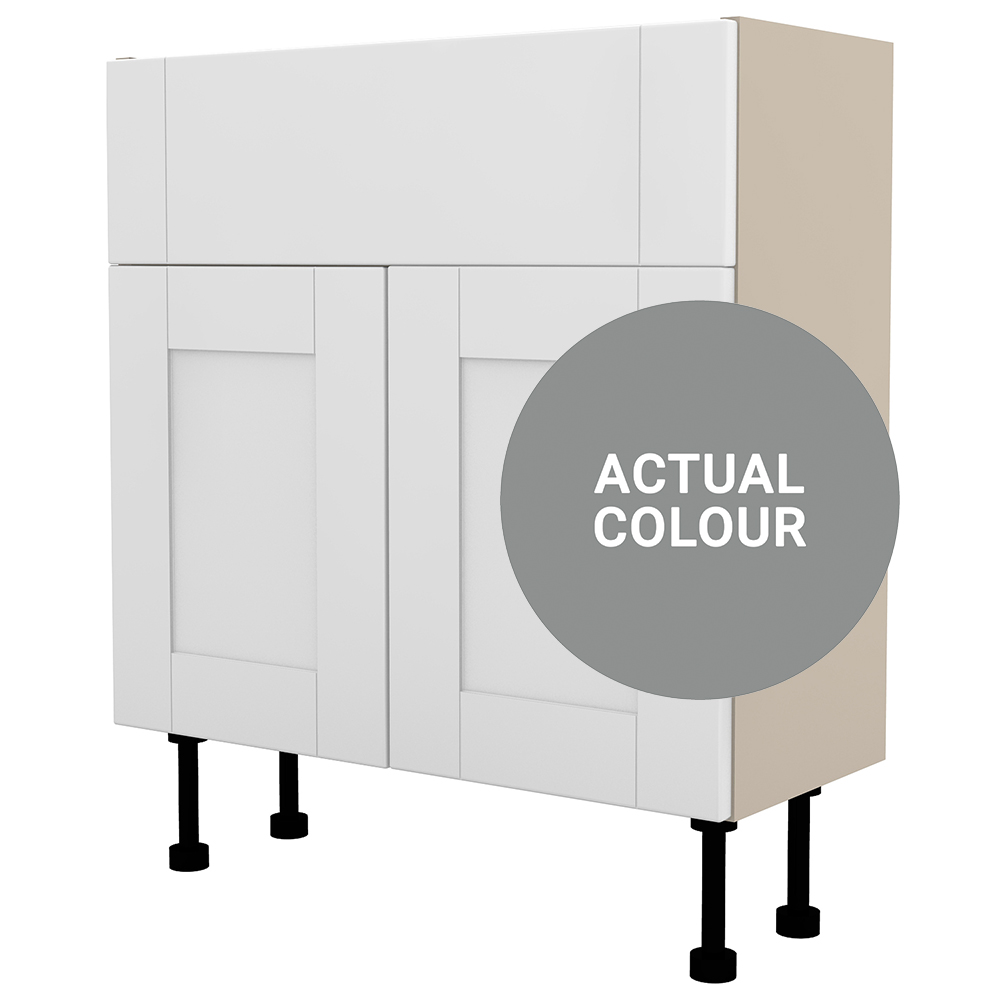 Image of Duarti By Calypso Highwood 700mm Full Depth 2 Door Vanity Unit - Twilight Grey