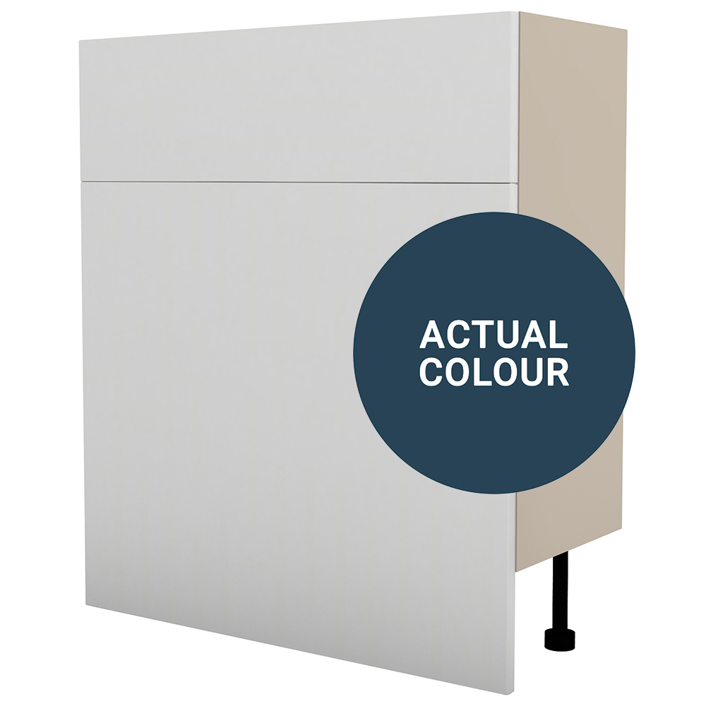 Duarti By Calypso Cascade 700mm Floor Reaching Full Depth Toilet Unit - Twilight Blue
