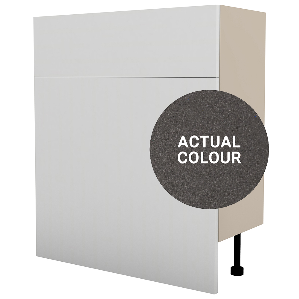 Image of Duarti By Calypso Cascade 700mm Floor Reaching Full Depth Toilet Unit - Galaxy Grey