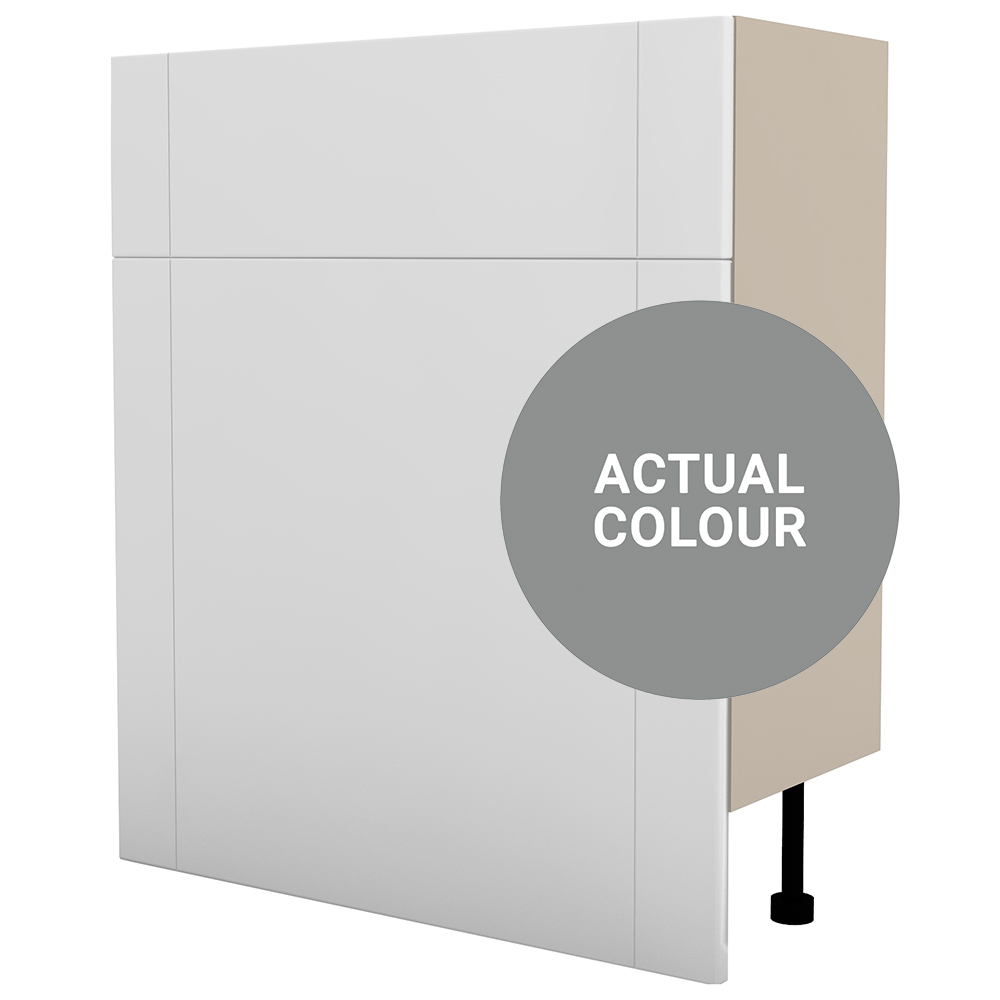 Image of Duarti By Calypso Highwood 700mm Floor Reaching Full Depth Toilet Unit - Twilight Grey