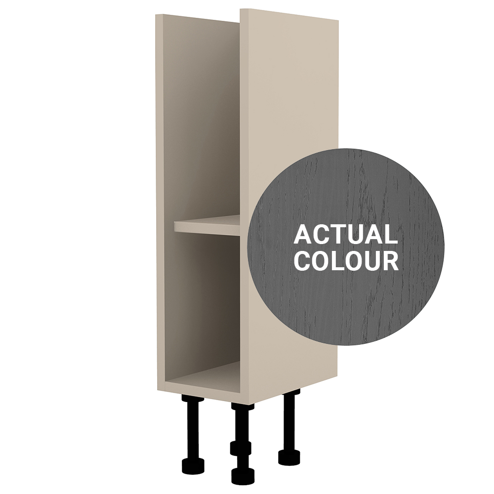 Image of Duarti By Calypso Highwood 200mm Floor Standing Open Unit - Panther Grey