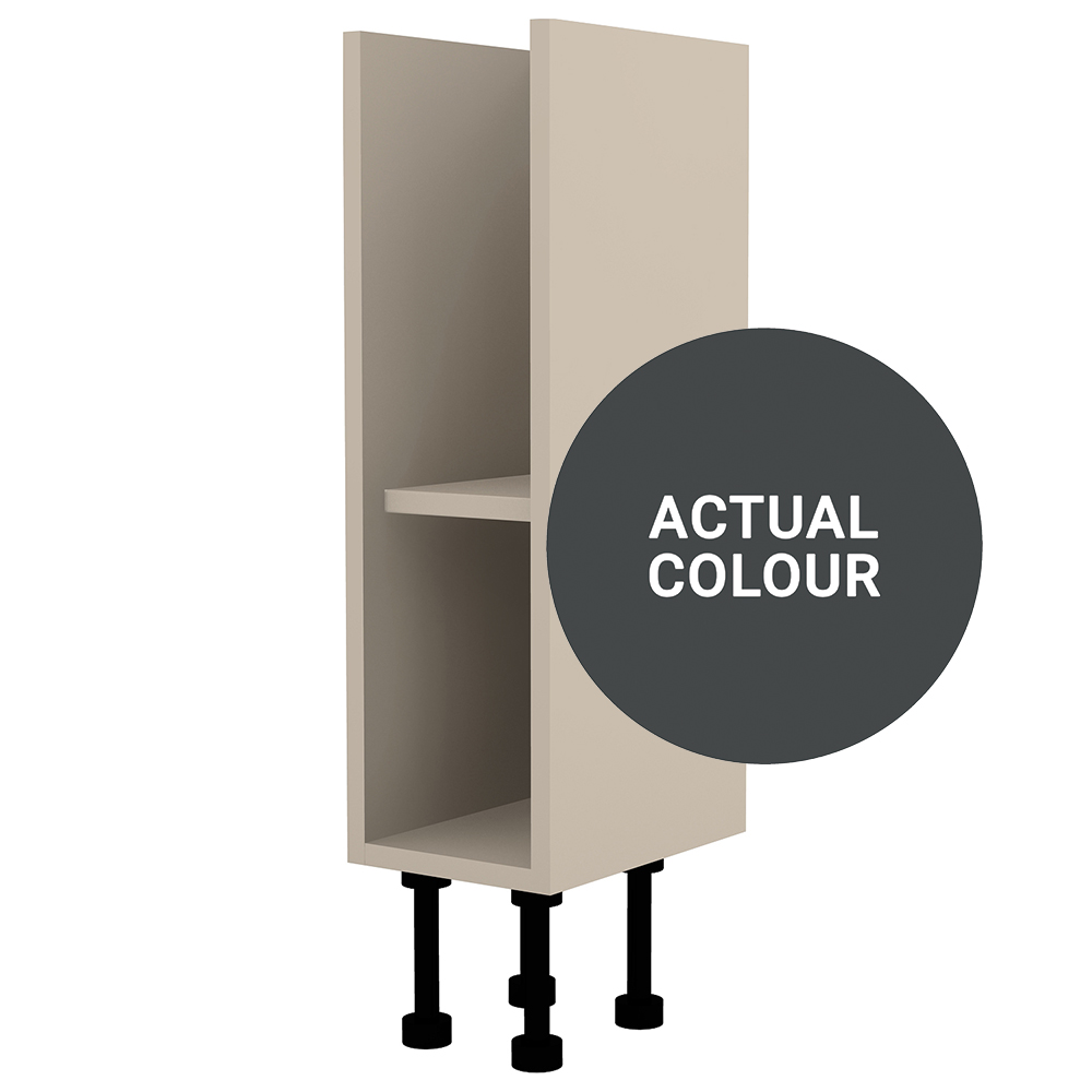 Image of Duarti By Calypso Highwood 200mm Floor Standing Open Unit - Midnight Grey