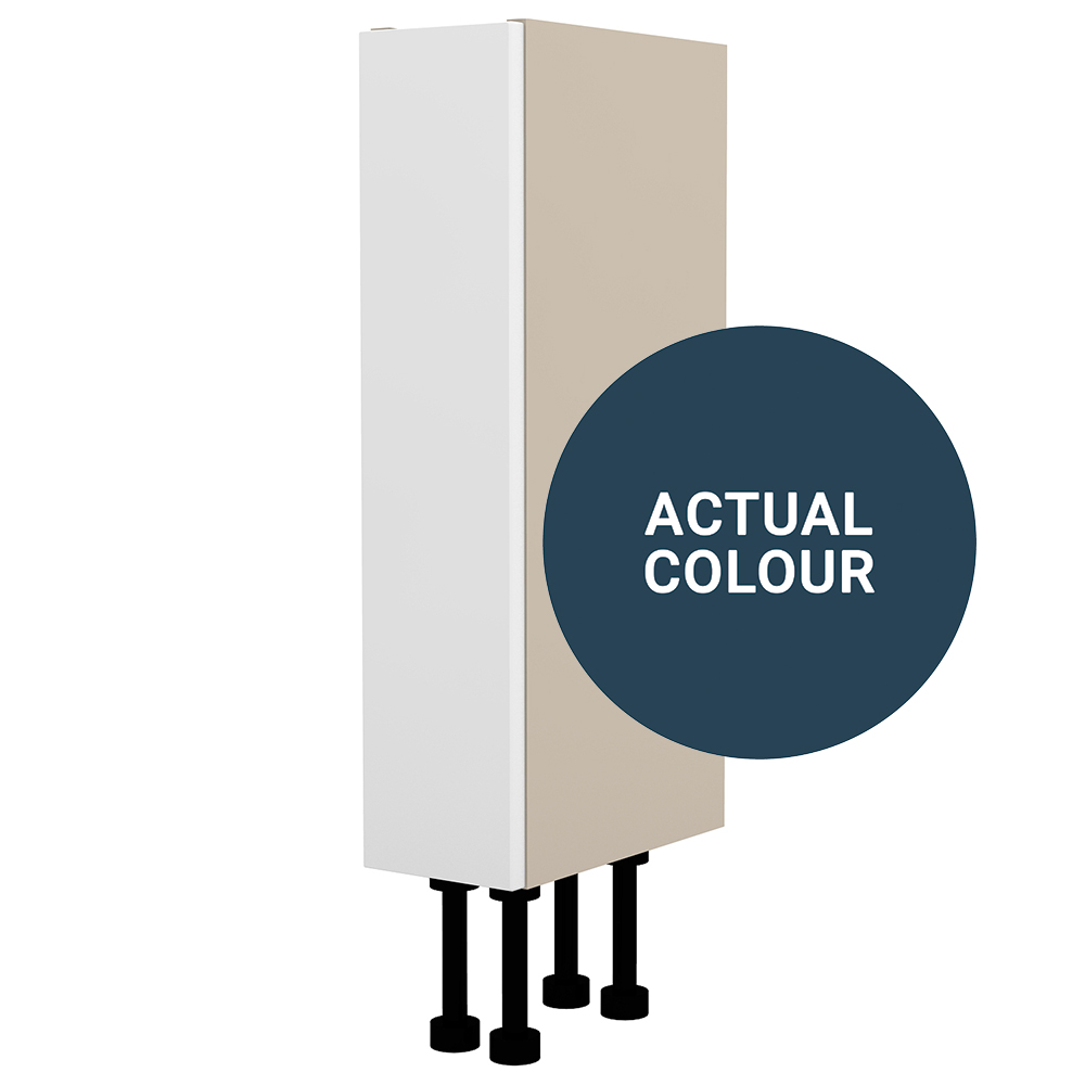 Image of Duarti By Calypso Cascade 150mm Full Depth 1 Door Floor Standing Unit - Twilight Blue