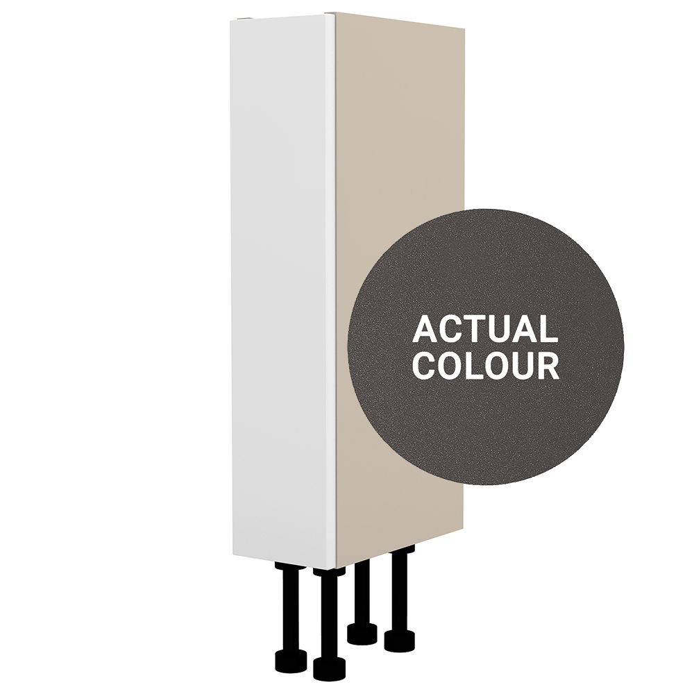 Image of Duarti By Calypso Cascade 150mm Full Depth 1 Door Floor Standing Unit - Galaxy Grey