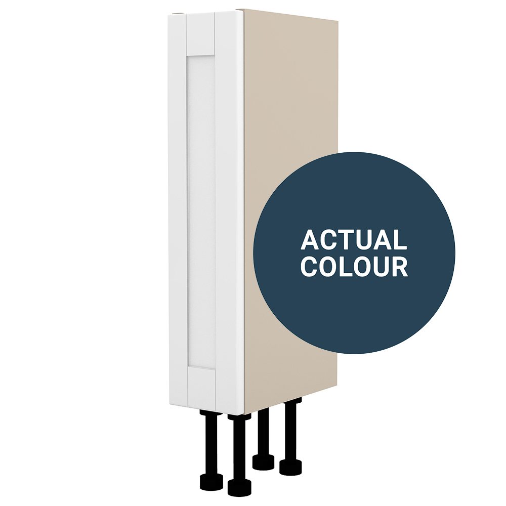 Image of Duarti By Calypso Highwood 150mm Full Depth 1 Door Floor Standing Unit - Twilight Blue