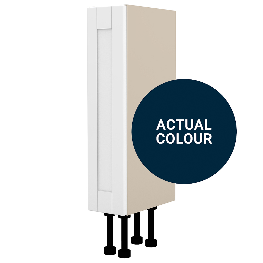 Image of Duarti By Calypso Highwood 150mm Full Depth 1 Door Floor Standing Unit - Midnight Blue