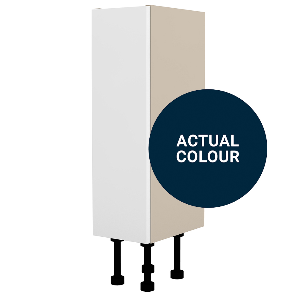 Image of Duarti By Calypso Cascade 200mm Full Depth 1 Door Floor Standing Unit - Midnight Blue