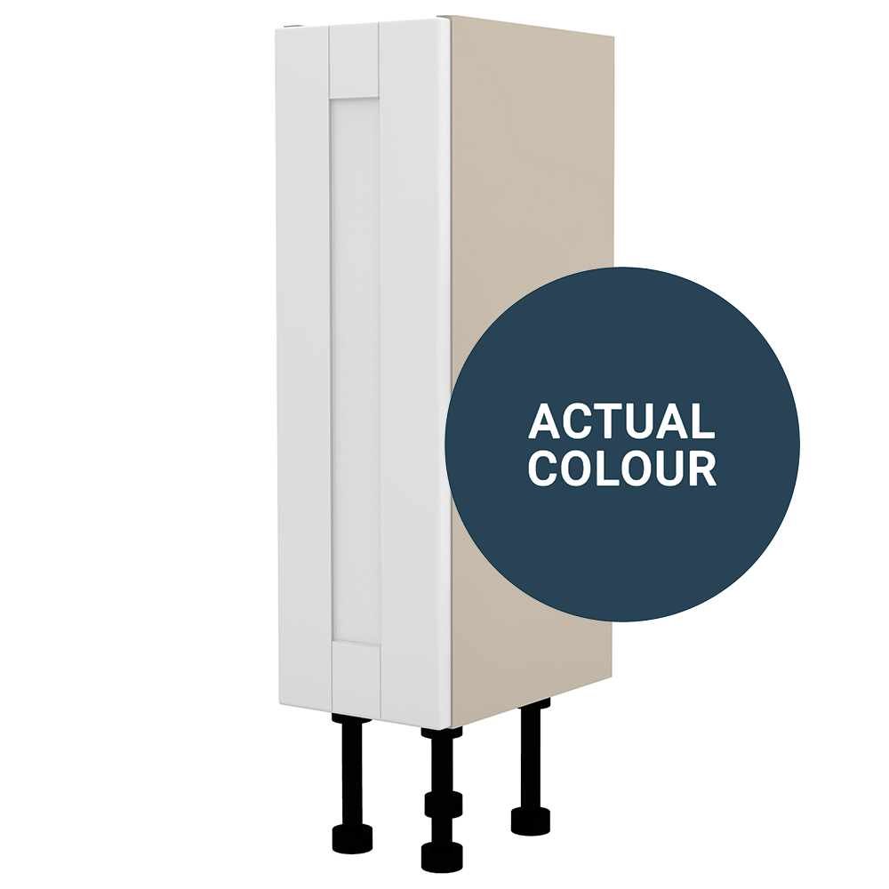 Image of Duarti By Calypso Highwood 200mm Full Depth 1 Door Floor Standing Unit - Twilight Blue