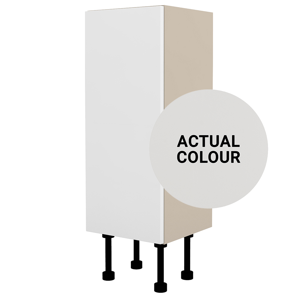 Image of Duarti By Calypso Cascade 250mm Full Depth 1 Door Floor Standing Unit - Mirror Grey