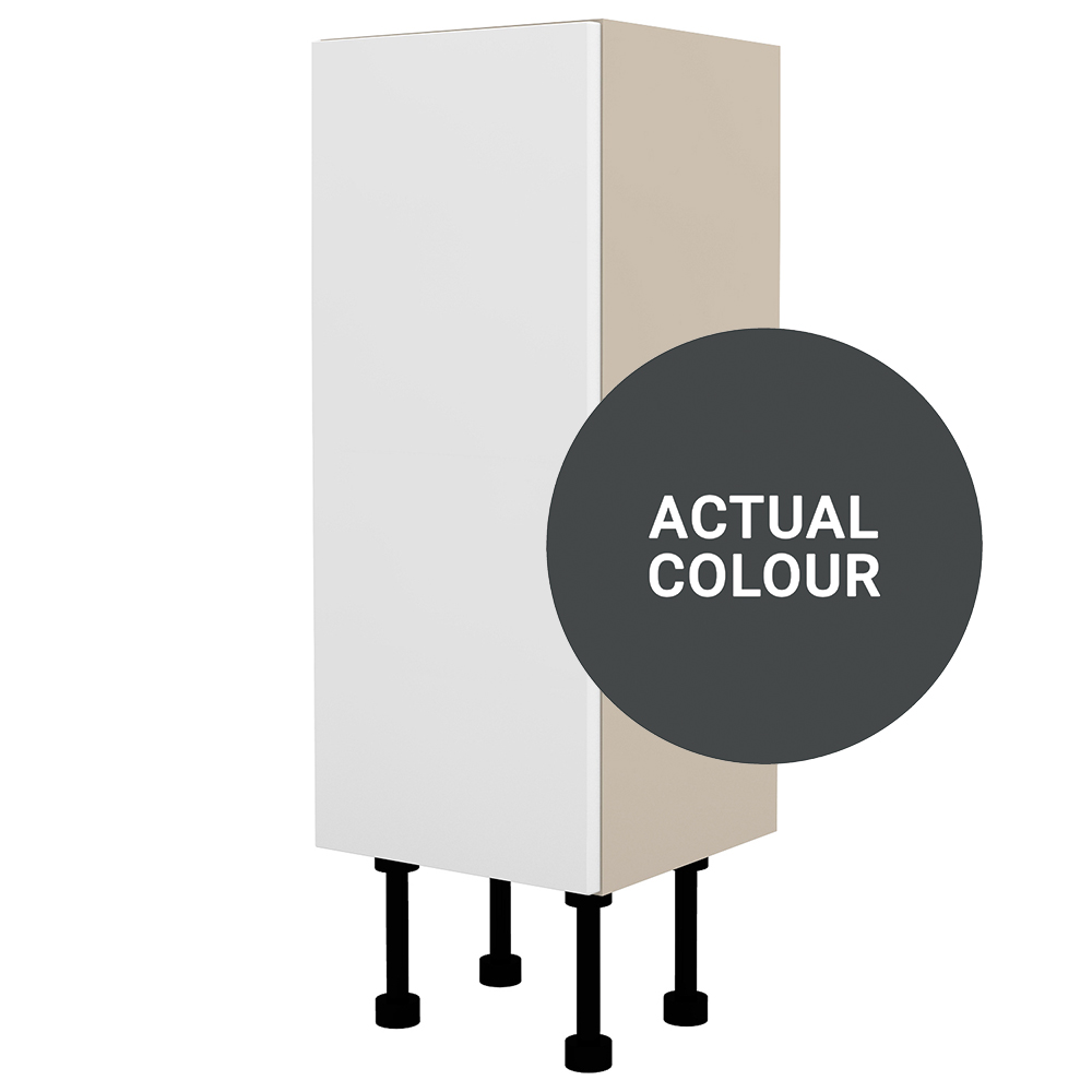 Image of Duarti By Calypso Cascade 250mm Full Depth 1 Door Floor Standing Unit - Midnight Grey