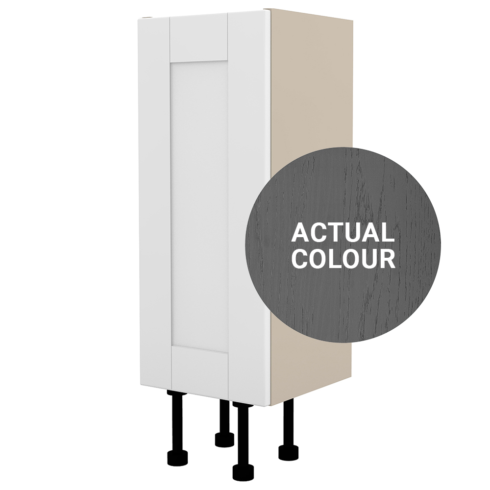 Image of Duarti By Calypso Highwood 250mm Full Depth 1 Door Floor Standing Unit - Panther Grey