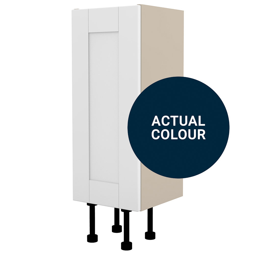 Image of Duarti By Calypso Highwood 250mm Full Depth 1 Door Floor Standing Unit - Midnight Blue