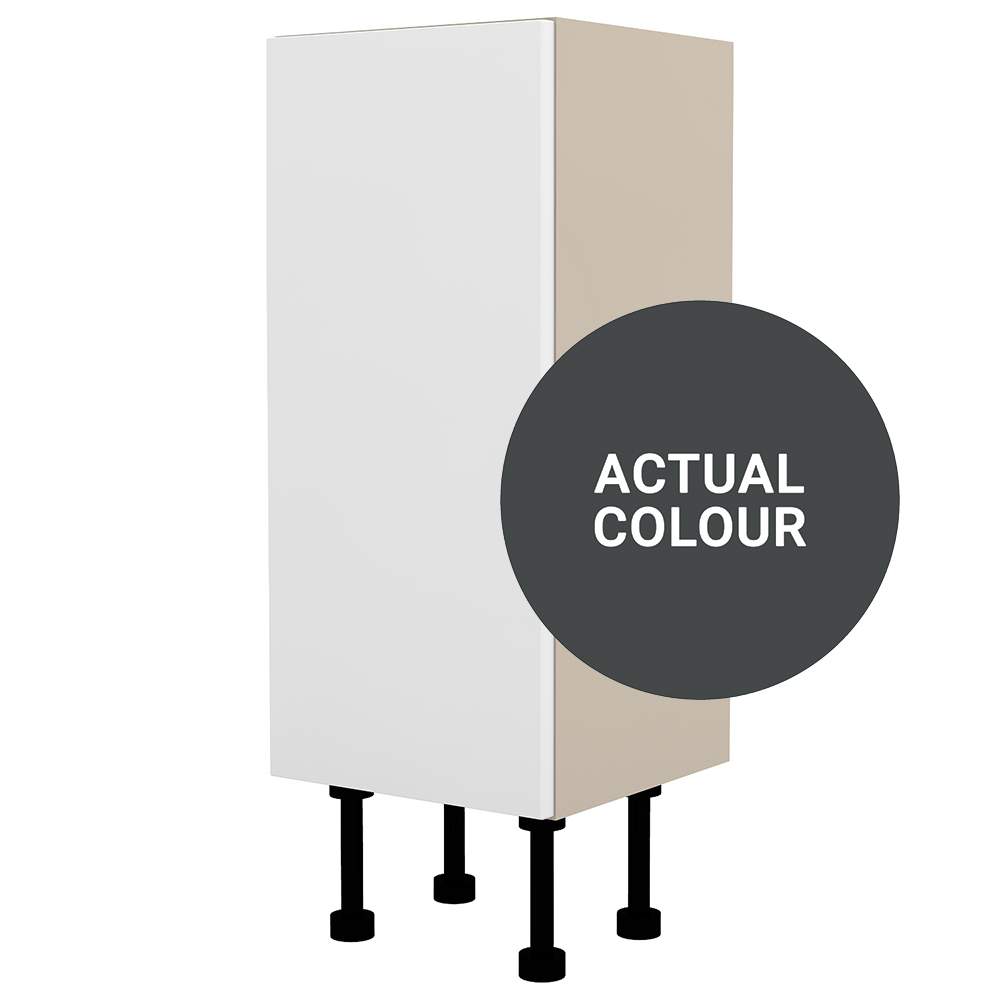 Image of Duarti By Calypso Cascade 300mm Full Depth 1 Door Floor Standing Unit - Midnight Grey