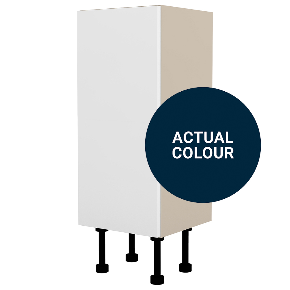 Image of Duarti By Calypso Cascade 300mm Full Depth 1 Door Floor Standing Unit - Midnight Blue