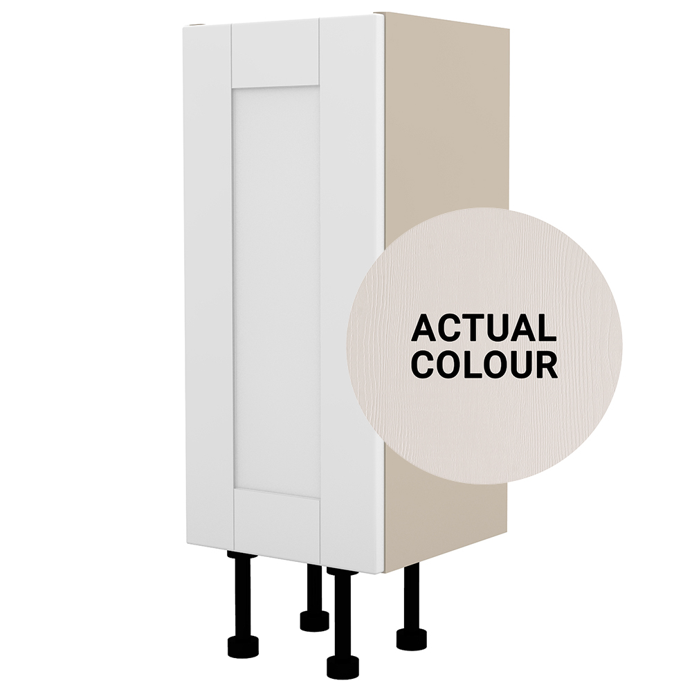 Image of Duarti By Calypso Highwood 300mm Full Depth 1 Door Floor Standing Unit - Taupe