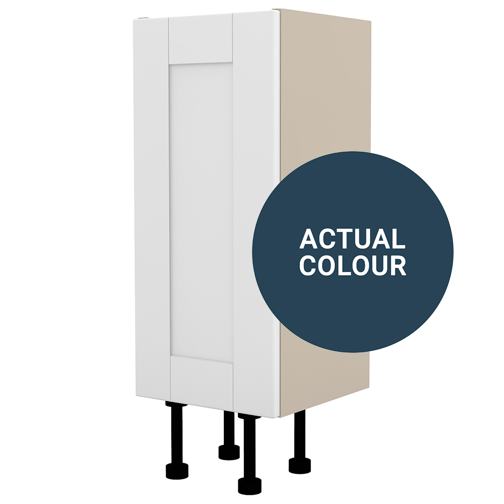 Image of Duarti By Calypso Highwood 300mm Full Depth 1 Door Floor Standing Unit - Twilight Blue