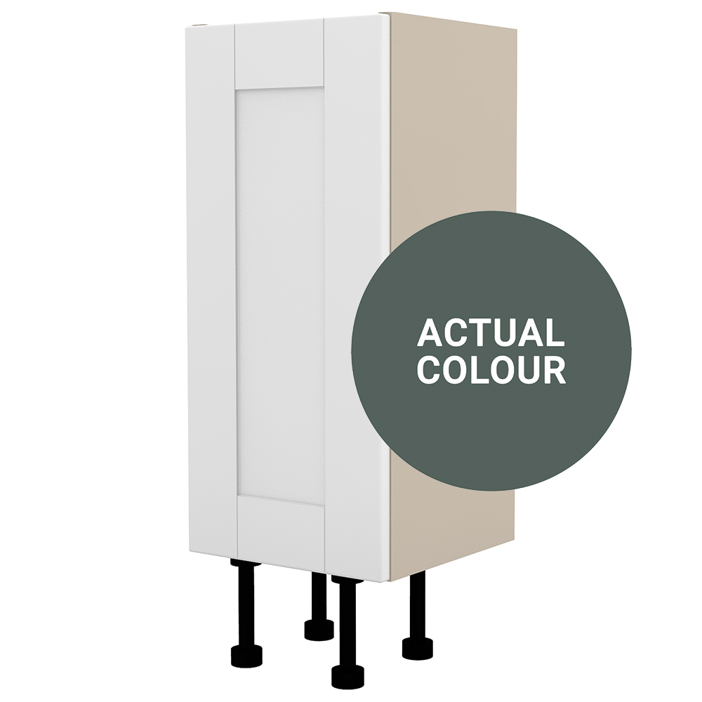 Image of Duarti By Calypso Highwood 300mm Full Depth 1 Door Floor Standing Unit - Woodland Green