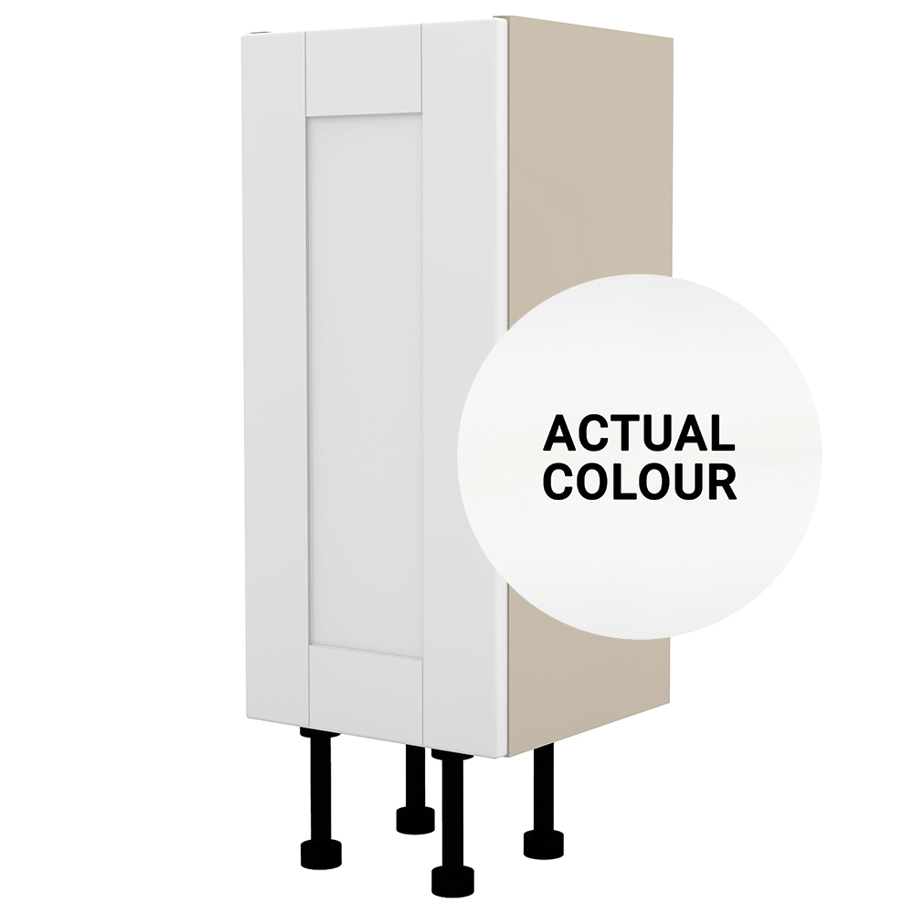 Image of Duarti By Calypso Highwood 300mm Full Depth 1 Door Floor Standing Unit - Matt White