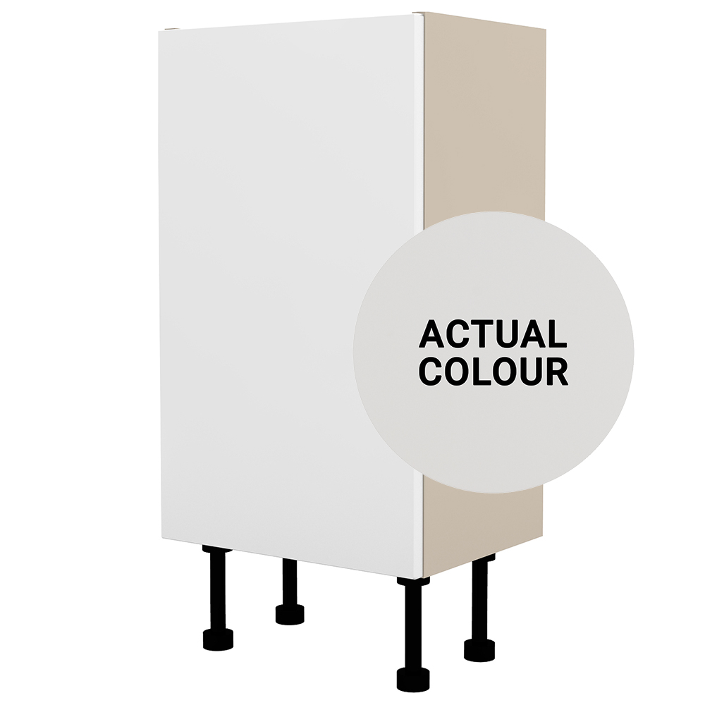 Image of Duarti By Calypso Cascade 400mm Full Depth 1 Door Floor Standing Unit - Mirror Grey