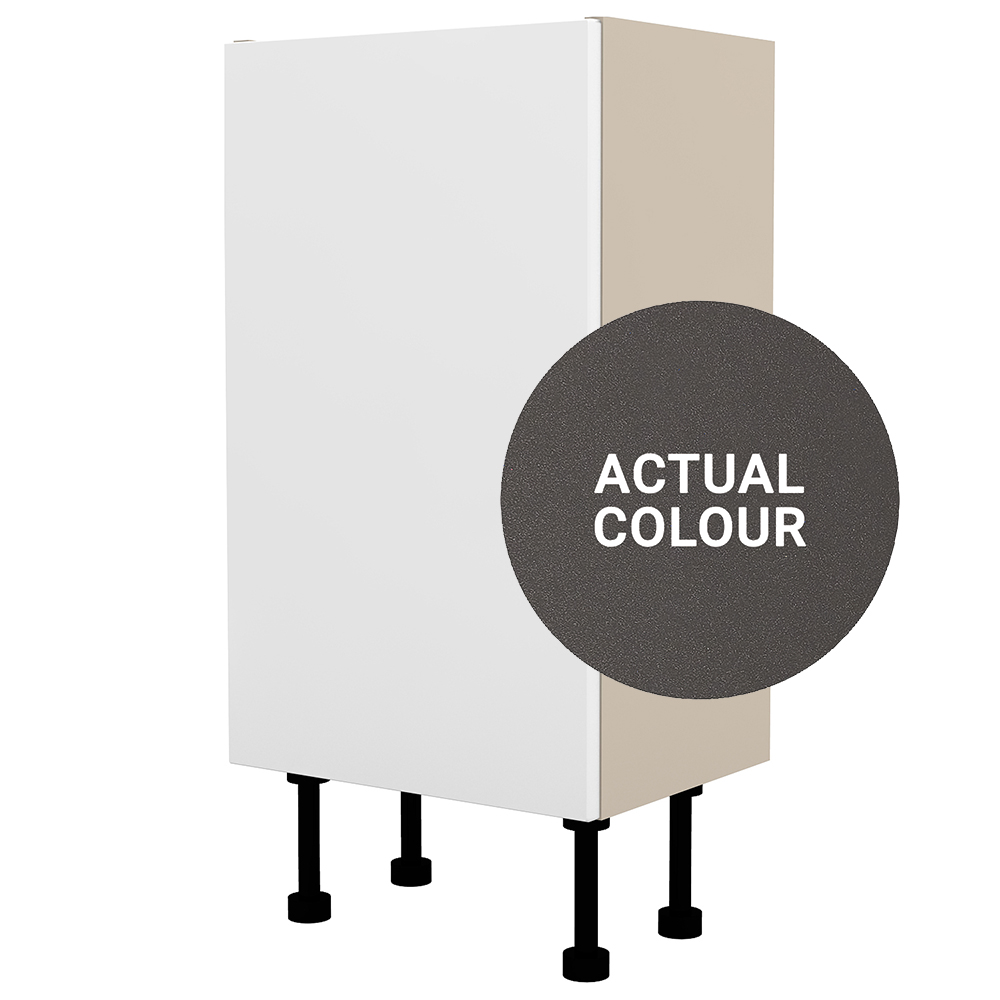 Image of Duarti By Calypso Cascade 400mm Full Depth 1 Door Floor Standing Unit - Galaxy Grey