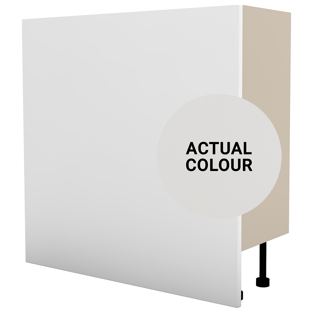 Image of Duarti By Calypso Cascade 830mm Full Depth Bath Bulkhead Unit - Mirror Grey