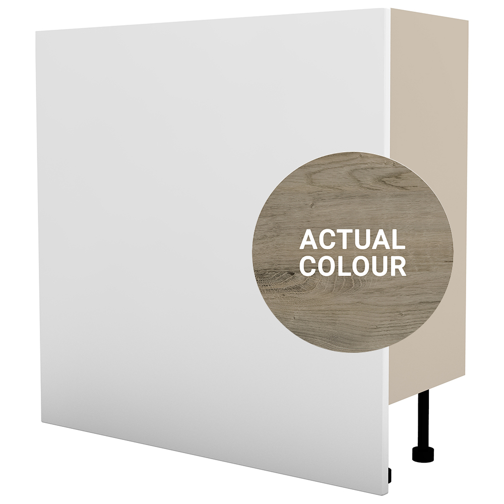 Image of Duarti By Calypso Cascade 830mm Full Depth Bath Bulkhead Unit - Grey Bark