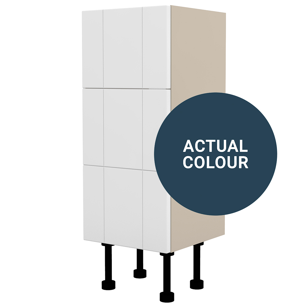 Image of Duarti By Calypso Highwood 300mm Slimline 3 Drawer Floor Standing Unit - Twilight Blue