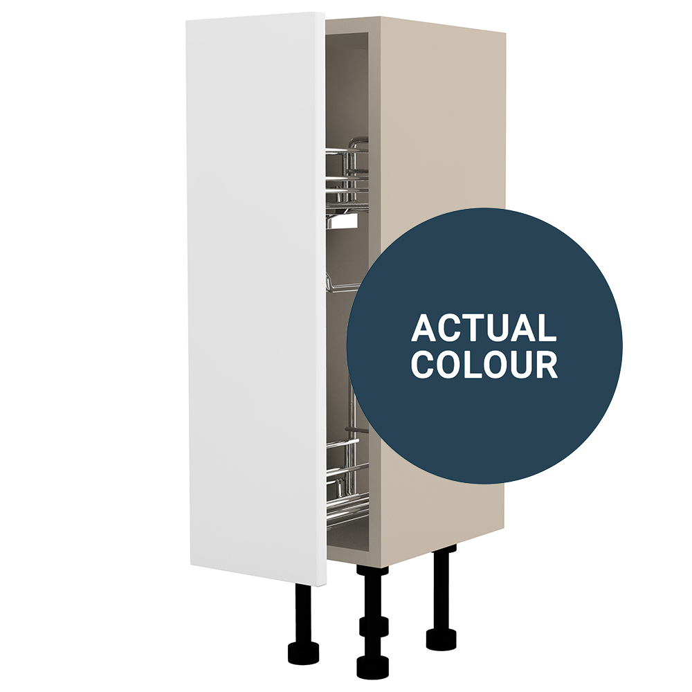 Image of Duarti By Calypso Cascade 200mm Full Depth Pull Out Toilet Roll Unit - Twilight Blue