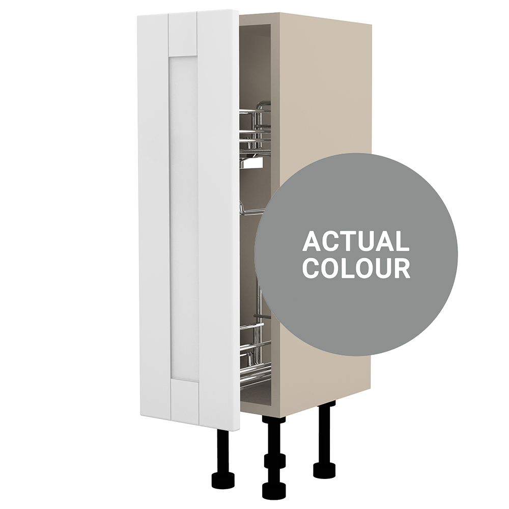 Image of Duarti By Calypso Highwood 200mm Full Depth Pull Out Toilet Roll Unit - Twilight Grey