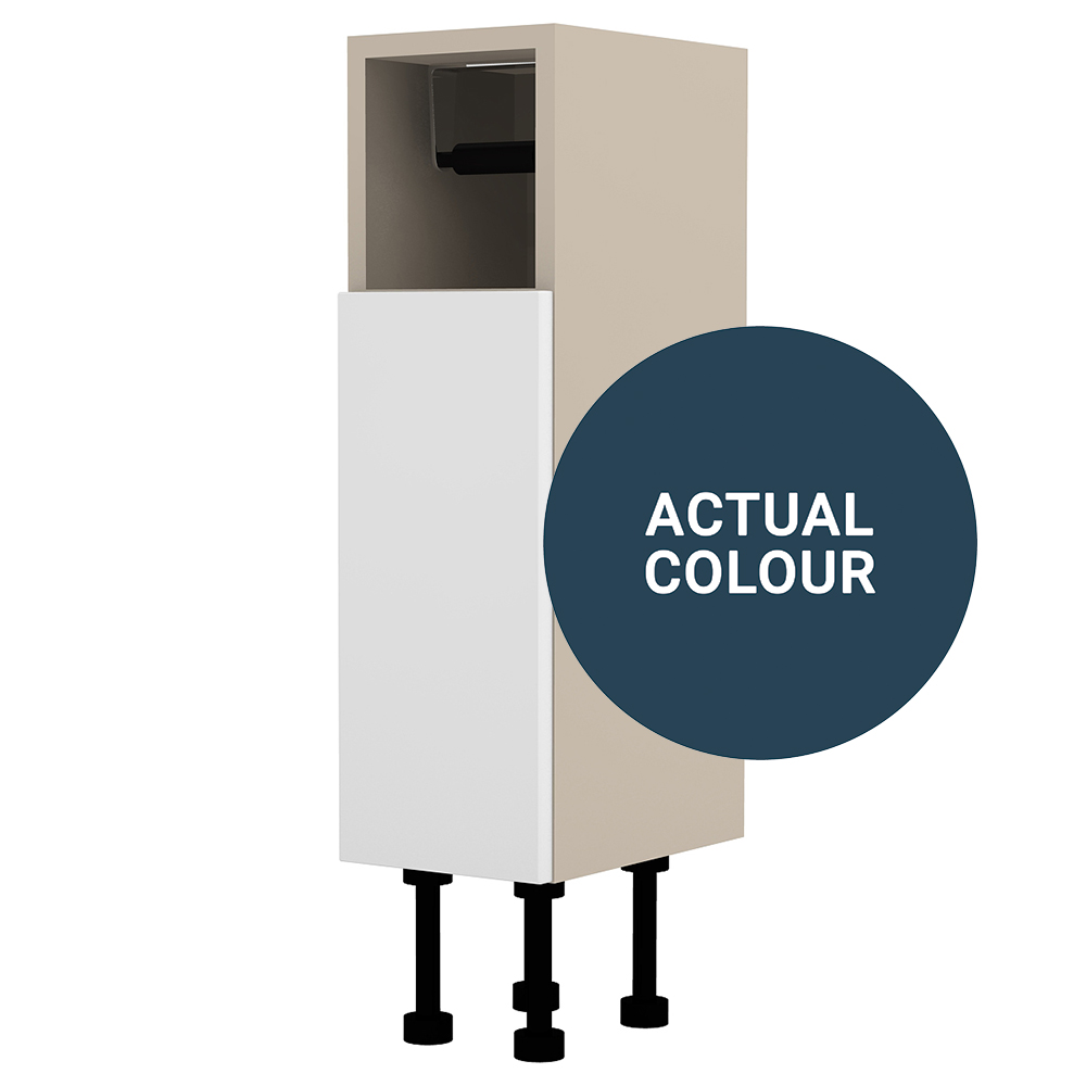 Image of Duarti By Calypso Cascade 200mm Full Depth Open Top Toilet Roll Unit - Twilight Blue