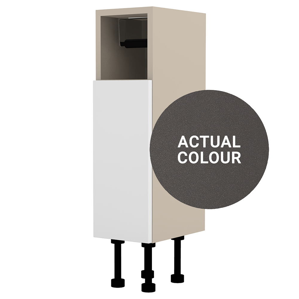 Image of Duarti By Calypso Cascade 200mm Full Depth Open Top Toilet Roll Unit - Galaxy Grey