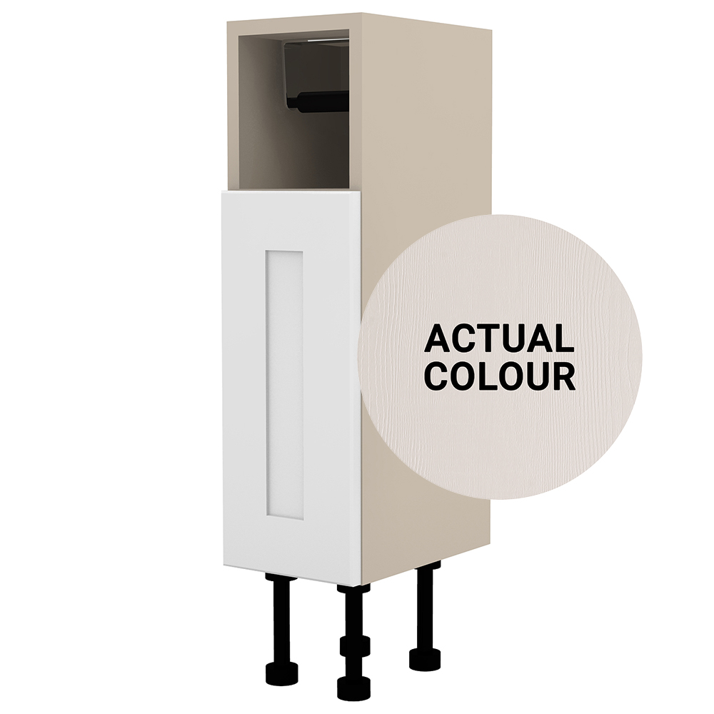 Image of Duarti By Calypso Highwood 200mm Full Depth Open Top Toilet Roll Unit - Taupe