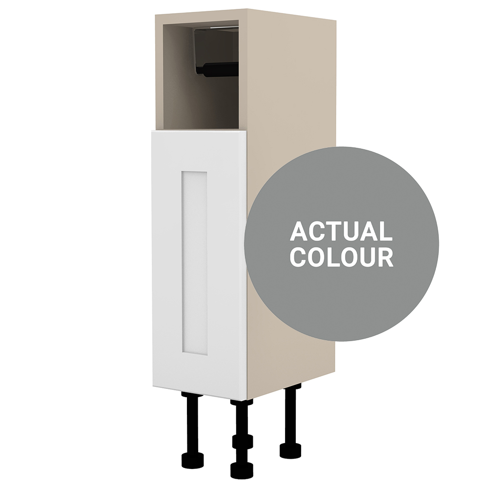 Image of Duarti By Calypso Highwood 200mm Full Depth Open Top Toilet Roll Unit - Twilight Grey