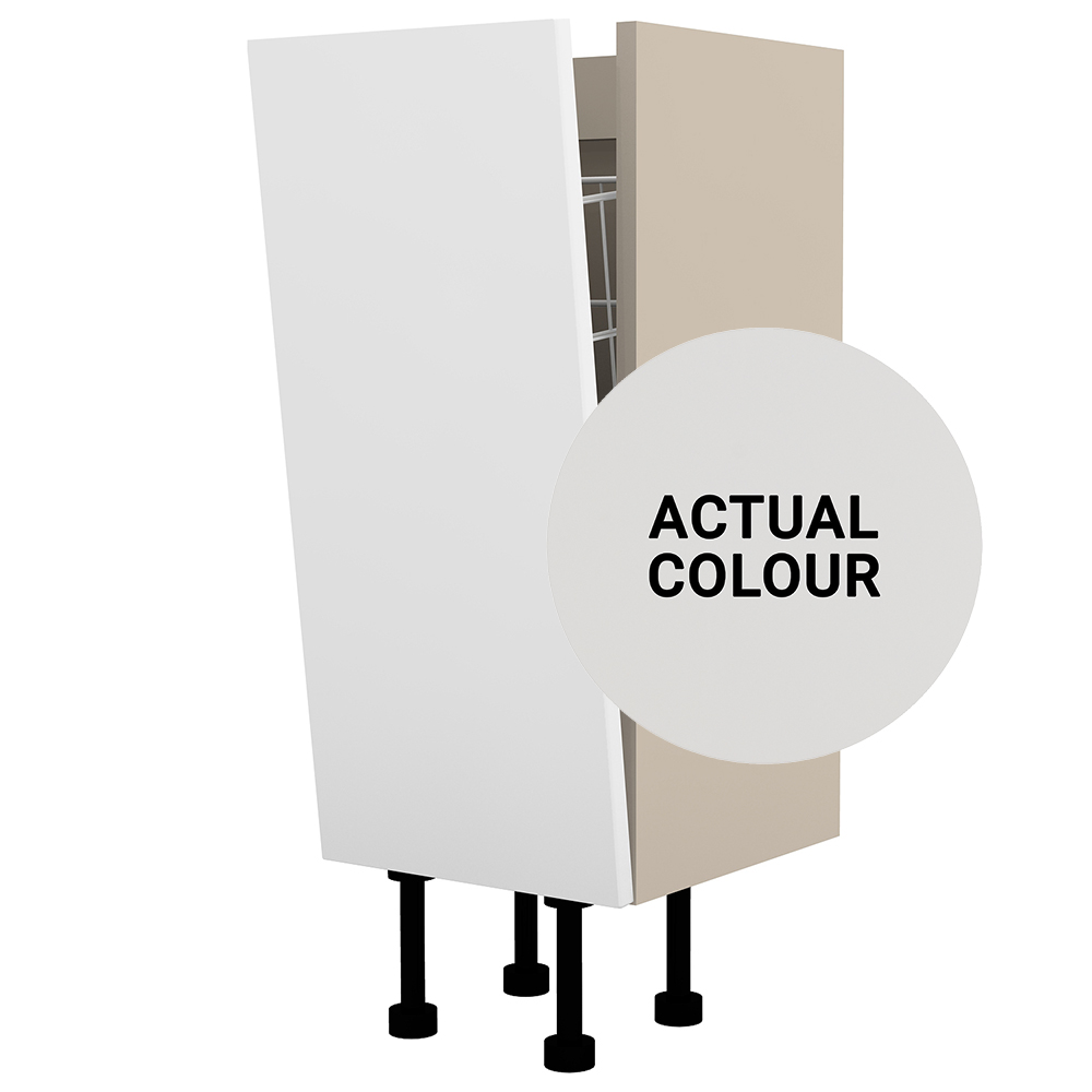 Image of Duarti By Calypso Cascade 300mm Full Depth Laundry Unit - Mirror Grey